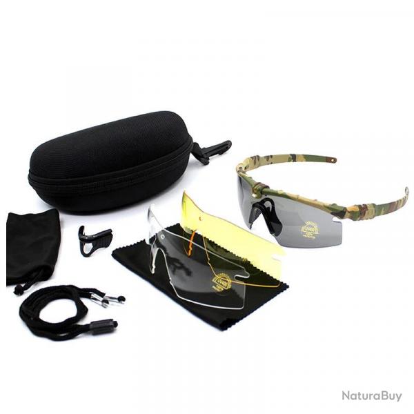 Outdoor Military tactics Glasses 3.0 Ballistic Polarization Goggles Military Hunting Air Gun Shootin