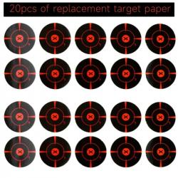 Cible de tir roulante réactive Walk multi-faces - Papier cible (20pcs)