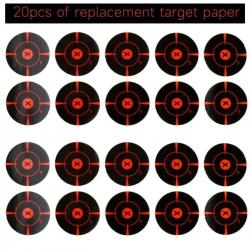 Cible de tir roulante réactive Walk multi-faces - Papier cible (20pcs)