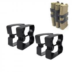 Tactical Dual Rifle Magazine Parallel Link for M4 A1 Rifle Mag Coupler Clip Airsoft Magazine Connect