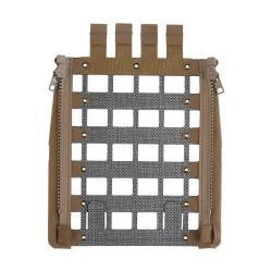 Support panneau arrière Molle gilet tactique FCPC V5 - Marron