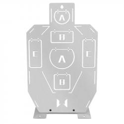Tactical Shooting Training Metal Target Stainless Steel Frame Sports Practice Automatic Rebound Lett