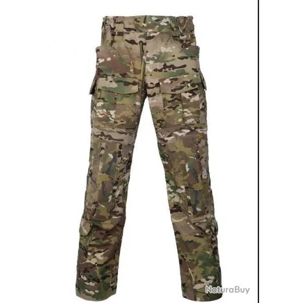 US New Cp Camouflage Uniform Men Spring Jacket Outdoor - MULTI / L