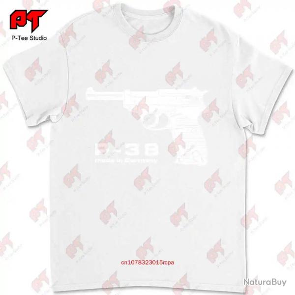 Walther P38 T-shirt Q7KZ - White / 4XL