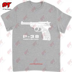Walther P38 T-shirt Q7KZ - Gray / XXL