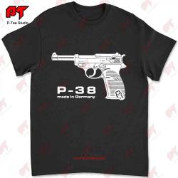 Walther P38 T-shirt Q7KZ - Black / 4XL