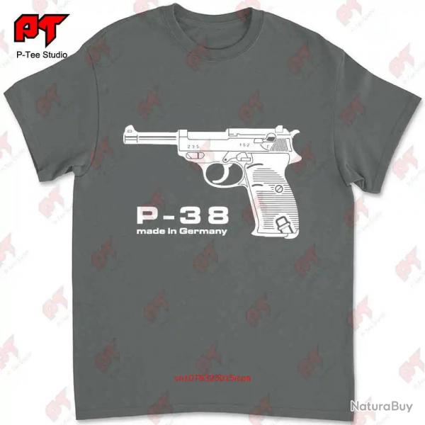 Walther P38 T-shirt Q7KZ - Dark gray / XL