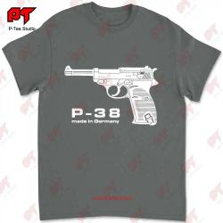 Walther P38 T-shirt Q7KZ - Dark gray / 4XL