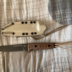 VEND COUTEAU DE SURVIE FOX KNIVES AFGANISTAN MÉMORIAL KNIFE AMK-279 HILL KNIVES DESIGN.