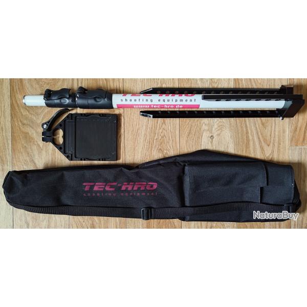 Trpied de fusil TEC-HRO carbone, pour tir debout 10m et 50m 3 positions