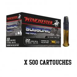 500 Winchester 22LR subsonic 42 max 