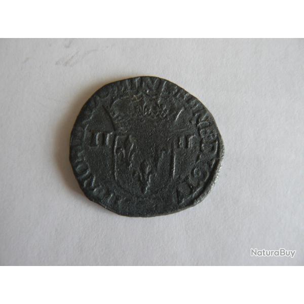 (2) monnaie quart d'cu argent Henri III 1589