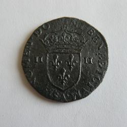 (3) monnaie quart d'écu argent Henri III 1585