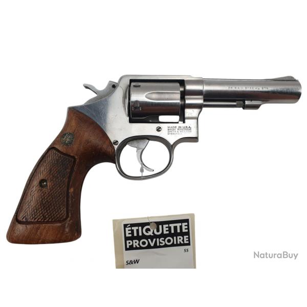 OCCASION - REVOLVER SMITH&WESSON MOD.64 INOX CAL.38SP CANON 4" ref.3