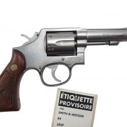OCCASION - REVOLVER SMITH&WESSON MOD.64 INOX CAL.38SP CANON 4" ref.6