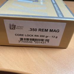 Boîte de 20 balles calibre 350 Remington magnum Sologne