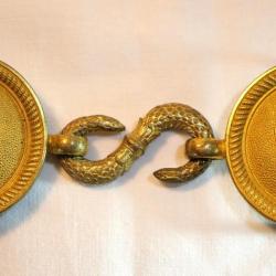 boucle complète PM pour ceinturon officier du génie pour tenue modèle 1935 ref SDC24INS011