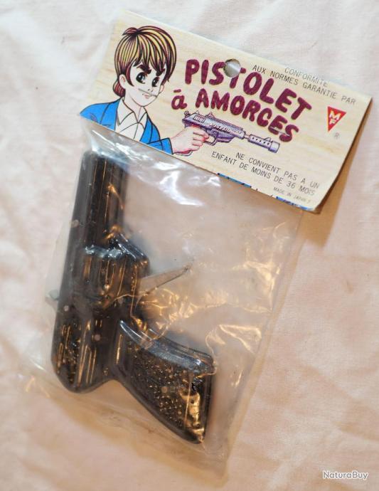 JOUET ANCIEN PISTOLET MINIATURE REVOLVER METAL