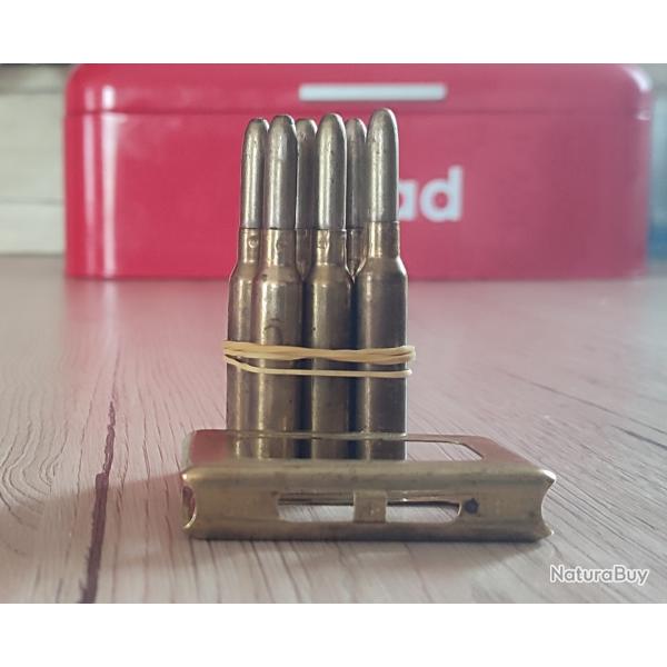 Clip avec 6 munitions carcano