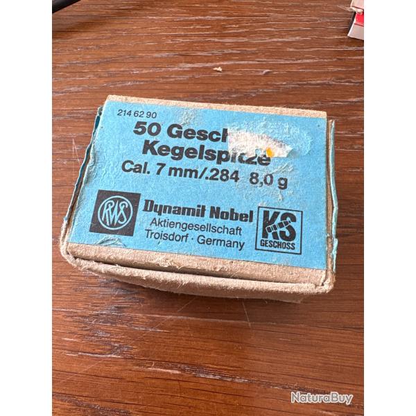 Ogives Rws 7 mm/ 284