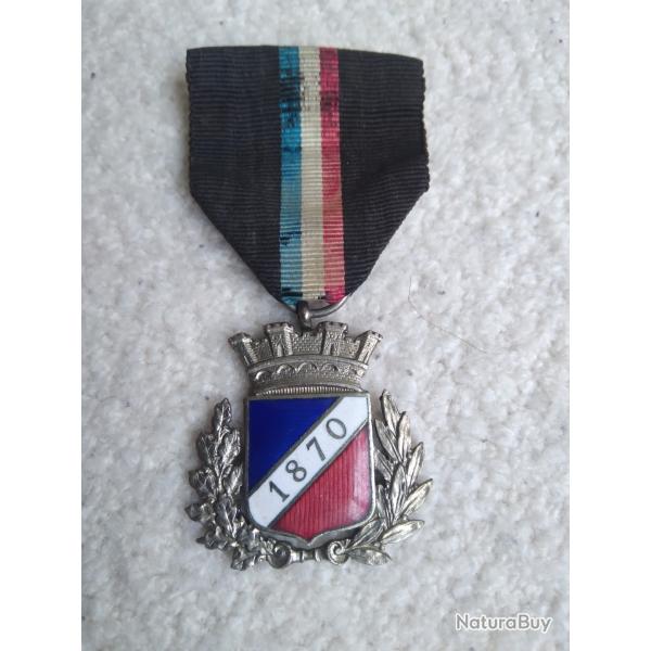 Medaille/ insigne Union fraternelle des mobiles et combatants de 1870-1871