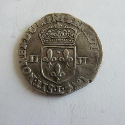 (10) monnaie argent HENRI IV LE GRANd 1603