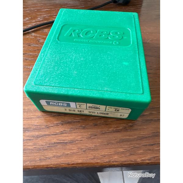 Jeu d outil rcbs 9 mm luger