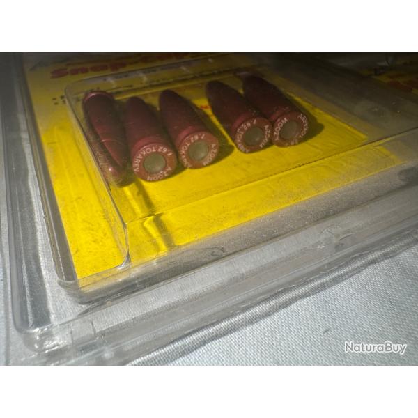 Lot de 5 Snap Caps A-Zoom 7.62 Tokarev (Dummy Rounds) - Idal entranement