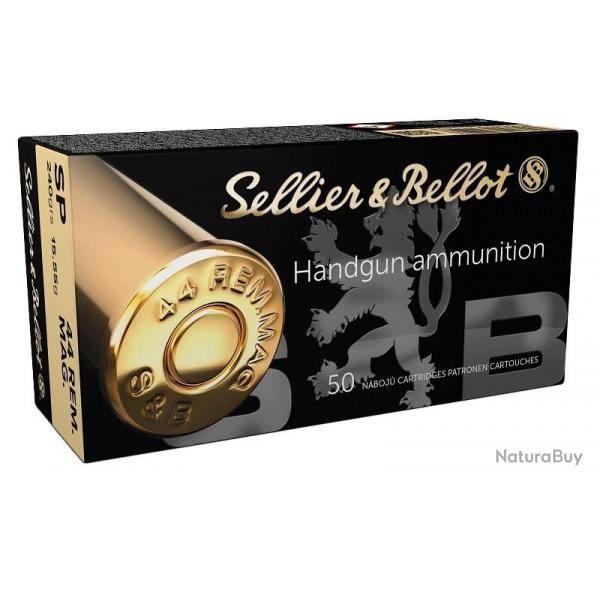 OFFRE NB CARTON DE 1000 CARTOUCHES SB 44 REM. MAG. SP 15,55g LIV GRATIS