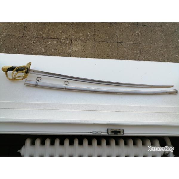 Sabre d'officier de cavalerie lgre Modle 1822 " Donn par le Roi " 2em srie de photos