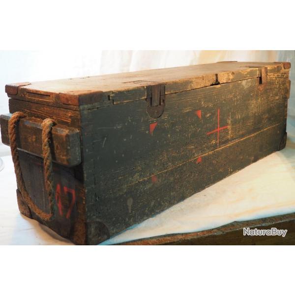 LUFTWAFFE - caisse AVION CHASSE MESSERSCHMIDT 2cm Brandsprenggranat-patr. - 1944
