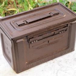US ARMY - caissette munitions 50M2 US Belmont - Normandie 1944