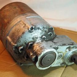 LUFTWAFFE -  Bloc mécanique allemand lanceur d'hélice LW provenance NORMANDIE 1944 WWII