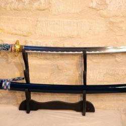 sabre Chinois katana TACHI au dragon lame aiguisée - ref EBR24JAP008