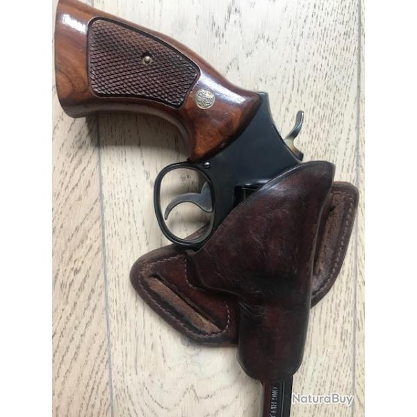 Holster LEATHER GOODS pour rvolvers type S&W K