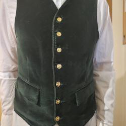 Lot chemise cravate gilet vénerie