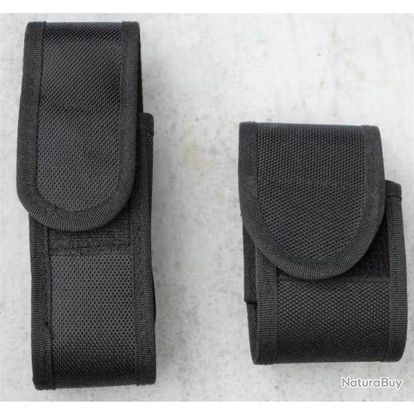 Lot de 2 holsters tissus synthtique pour chargeur et autres