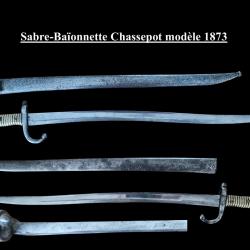 baionnette chassepot 1873 - manufacture d'armes de St Étienne.