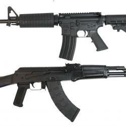 Carabine PSA 5.56 M4 Classic AR-15 & Carabine PSA AK-47 GF3 Classic Polymer Rifle