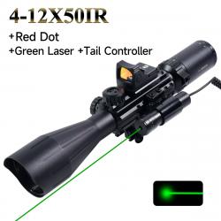 DulSight-Télémètre de chasse 4-12x50IR -**Set C LIVRAISON GRATUITE