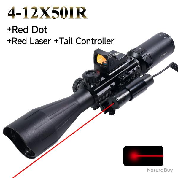 DulSight-Tlmtre de chasse 4-12x50IR -**Set C