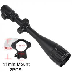 AOEG-Lunette de visée optique de chasse 6-24x50 -**11MM LIVRAISON GRATUITE