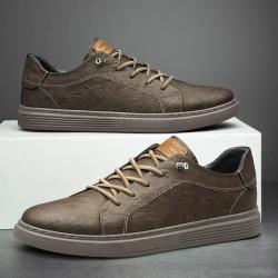 Chaussures Homme Cuir Khaki - Décontracté, Habillé - Noir, Grande Taille 36 47 - Outdoor & Bureau P