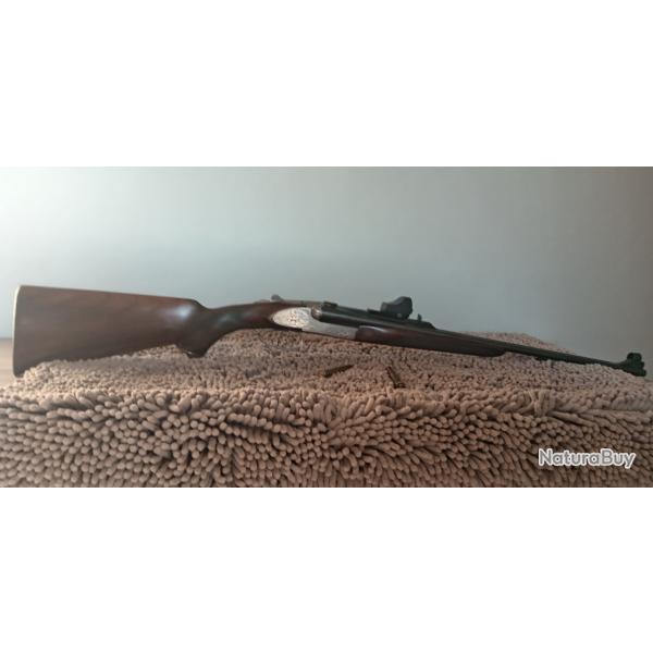 Superbe carabine double express Chapuis Progress Ugex calibre 9,3X74R - Faux corps