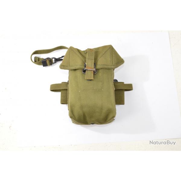Porte chargeur toile pour fusil US M14. Surplus collection tui musette cartouchire pouch tir tar A