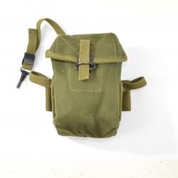 Porte chargeur toile pour fusil US M14. Surplus collection étui musette cartouchière pouch tir tar B
