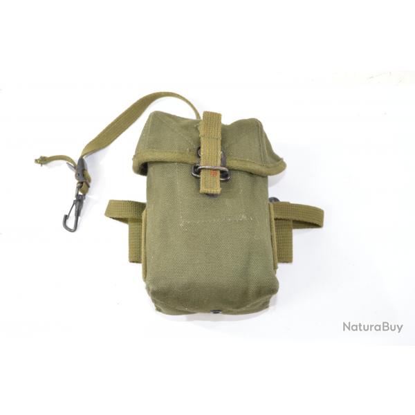 Porte chargeur toile pour fusil US M14. Surplus collection tui musette cartouchire pouch tir tar C