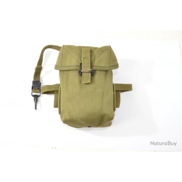 Porte chargeur toile pour fusil US M14. Surplus collection tui musette cartouchire pouch tir tar D