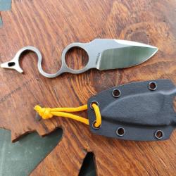 Couteau EDC Amare Knives 6.F "Sixth Finger" . Real steel.
