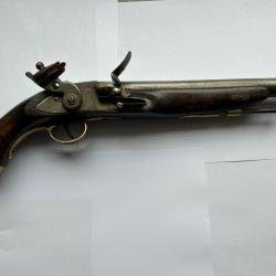Pistolet à silex armée belge 19ème.